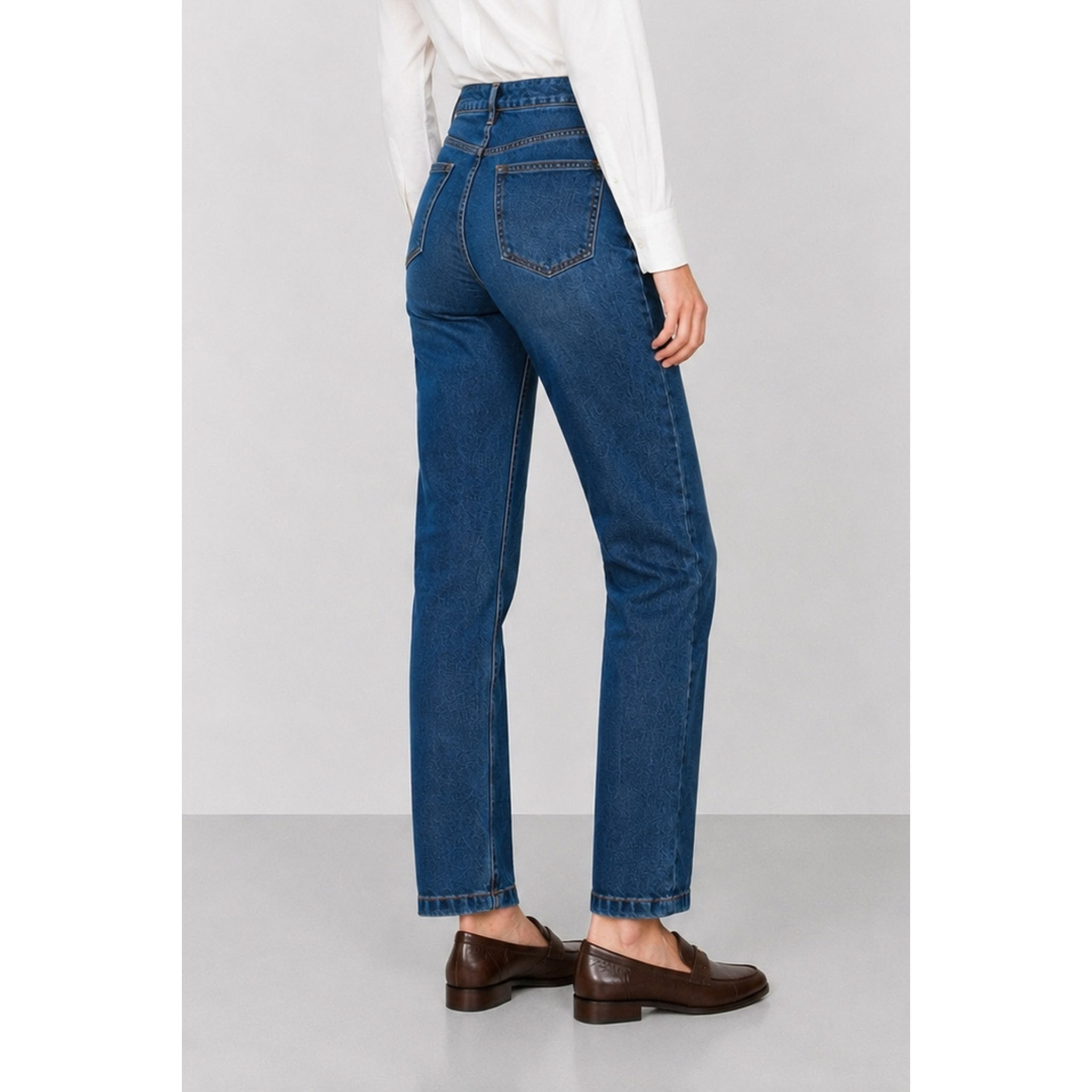 Kocca - Jeans da donna 5 tasche a vita alta e gamba dritta Donna