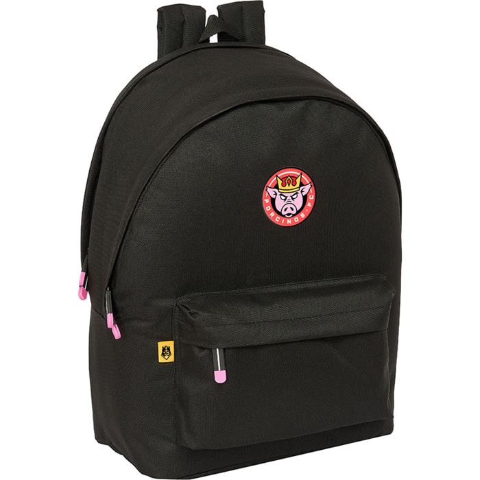 Mochila doble para portatil 15,6"+usb kings league "porcinos"