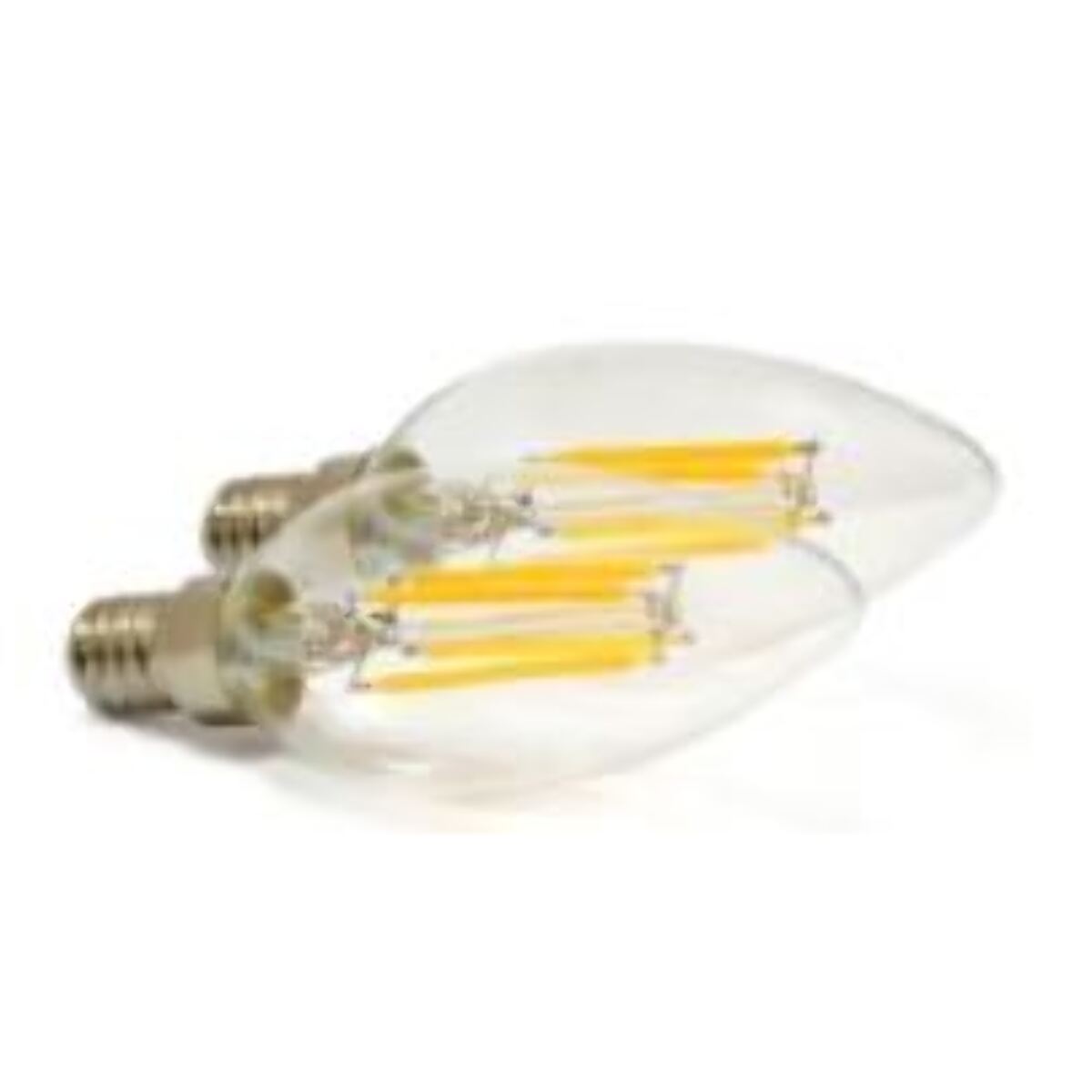 OMEGA Set 6 pezzi filament led candela c35 4w 470lm 3000k e14