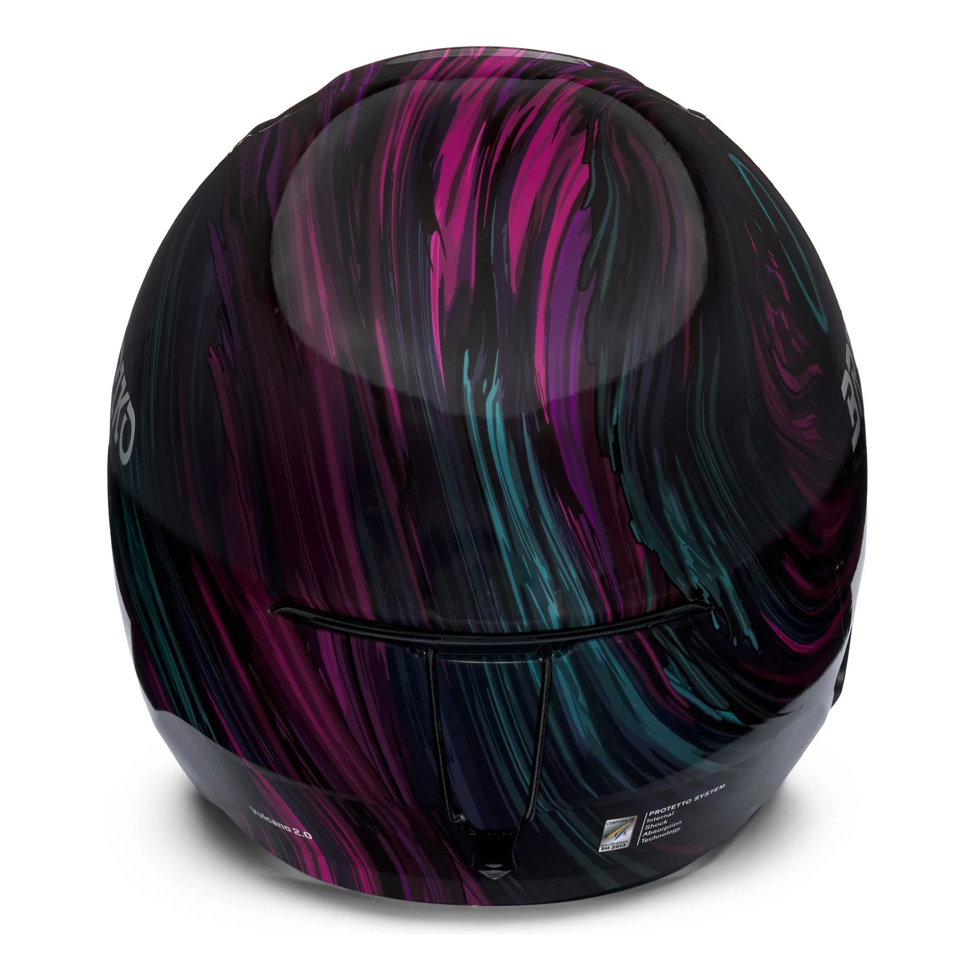 Caschi Briko Uomo Donna Viola Vulcano 2.0 Graphik