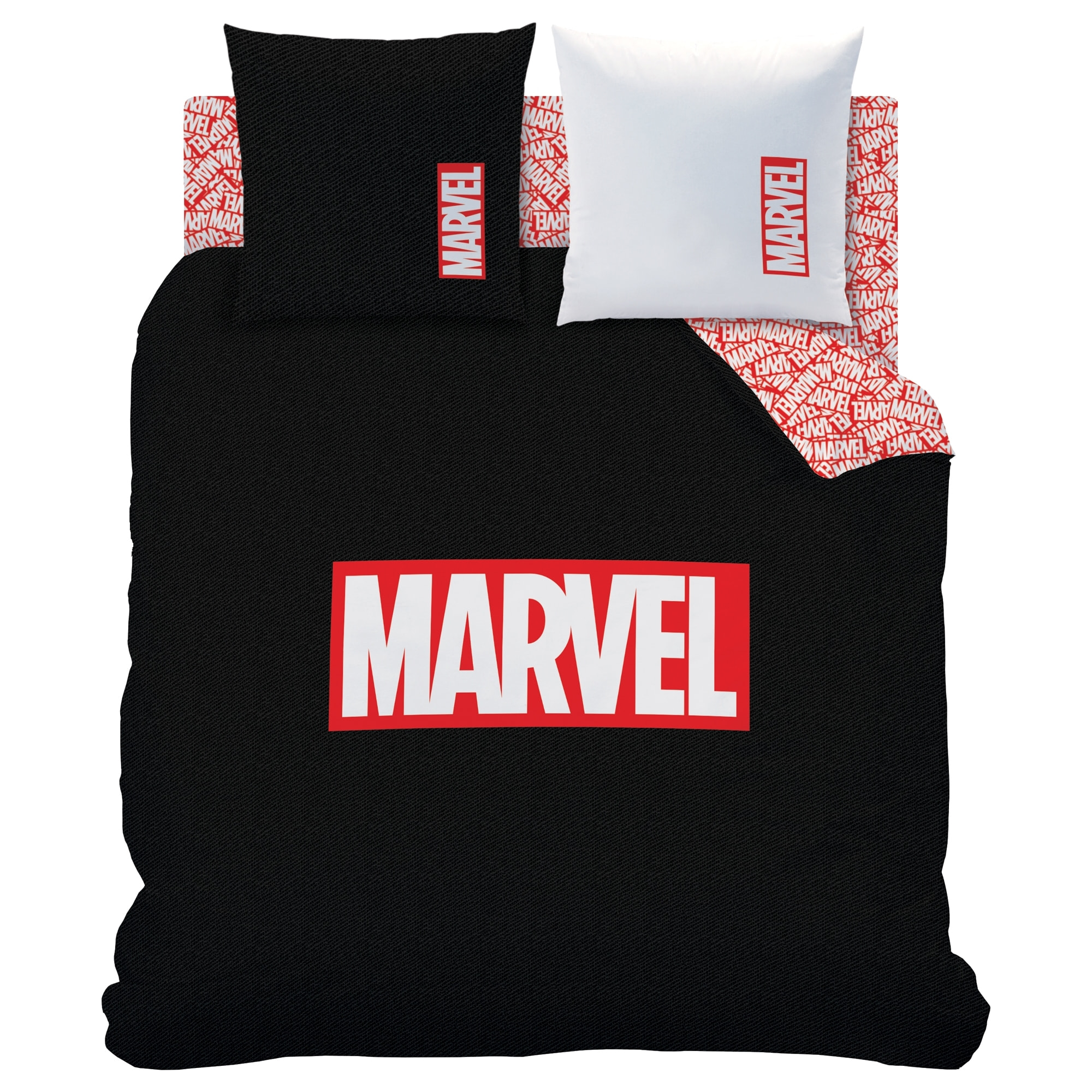 Parure de lit imprimée 100% coton, MARVEL HOME IDENTITY