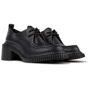 Zapatos de cordones - CAMPER Pix London - Negro - Piel lisa