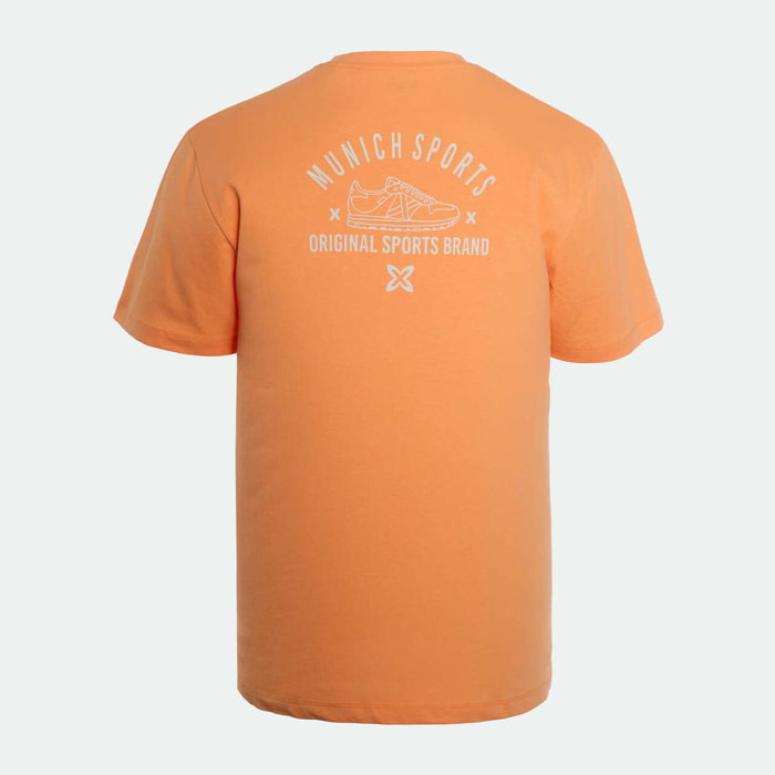 Camiseta MUNICH de algodón naranja