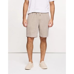 Bermuda Lino Beige - Dumoto