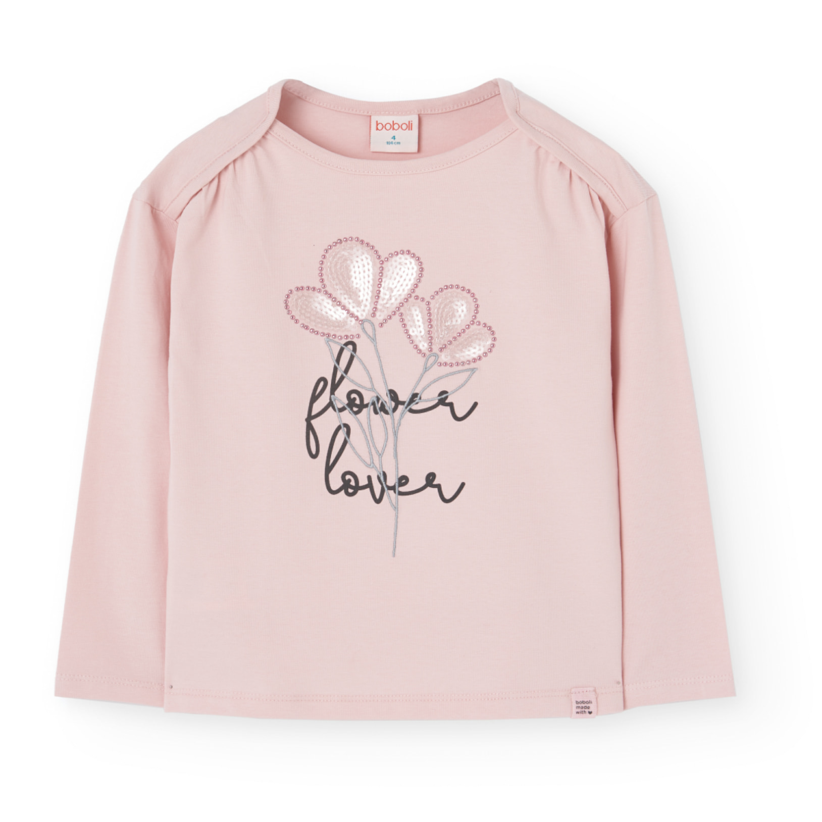 Camiseta punto elástico de niña -BCI