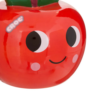 Tirelire Enfant Pomme Cha Cha Pop 13x13x13 cm Rouge