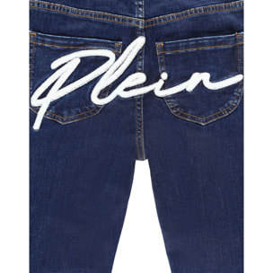 PHILIPP PLEIN Denim Trousers HEXAGON