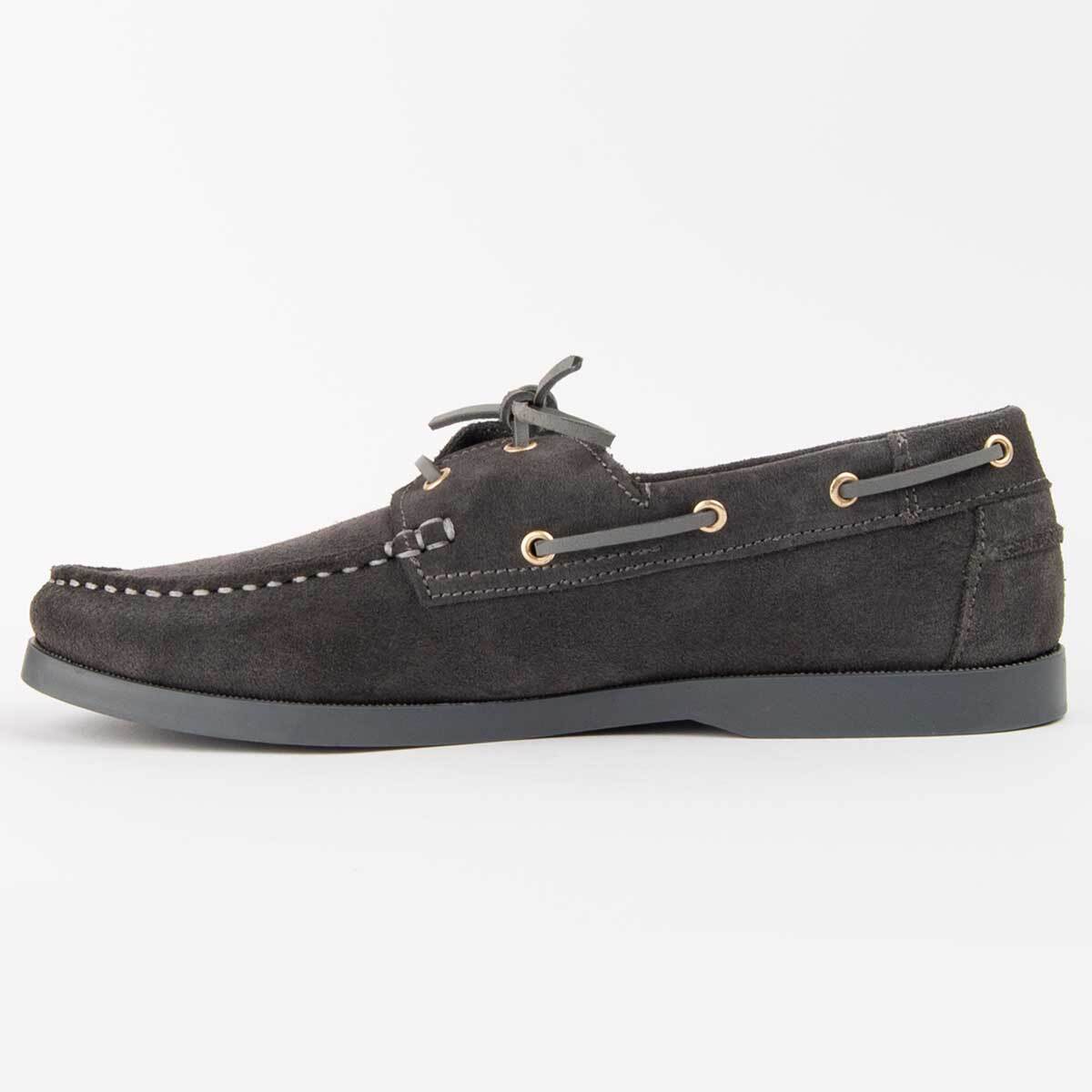 Náutico De Piel - Gris