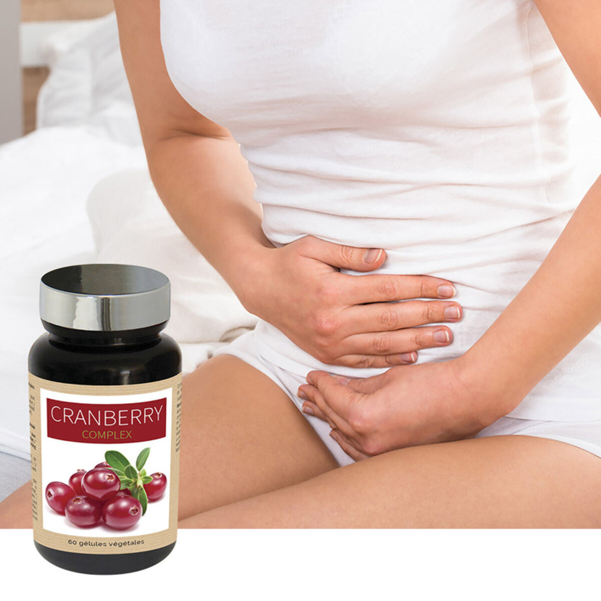 NUTRI EXPERT - Cranberry Complex - Favorise l'Élimination Rénale - Confort urinaire - Canneberge + Myrtille + Ortie + Prêle - Vegan - Lot de 3 produits