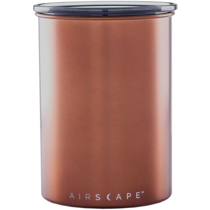 Boite à café AIRSCAPE métal 500gr Cuivre brossé