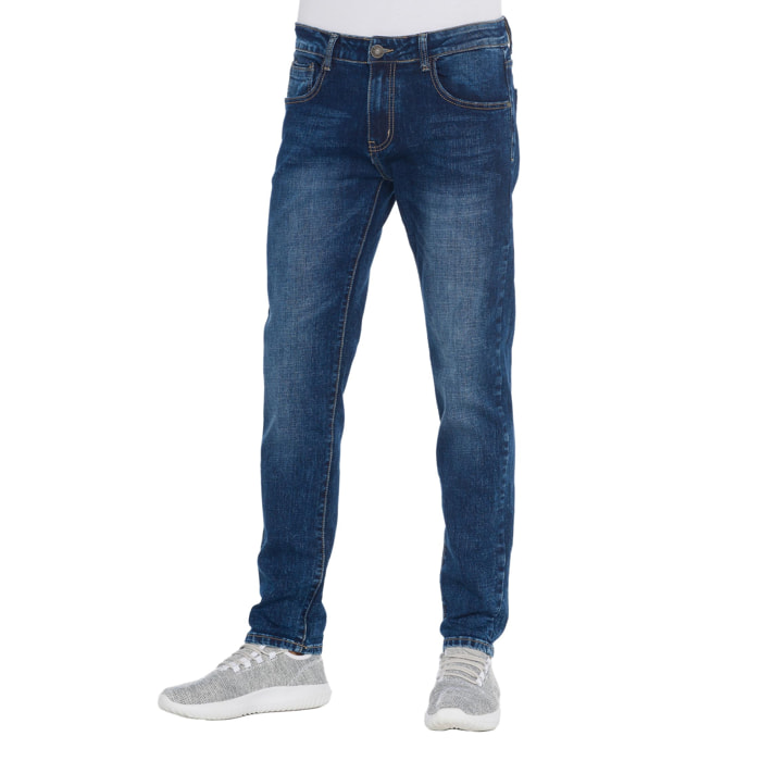 Pantalone Hot Buttered Doomadgee denim 5 tasche Blu