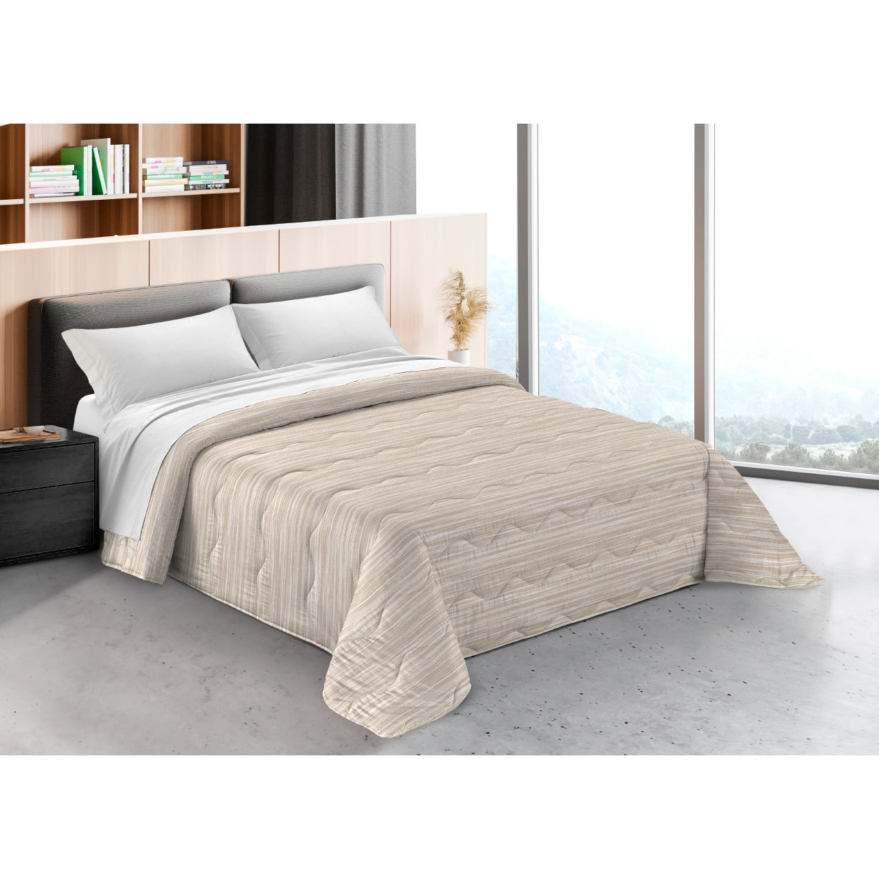 Trapunta Invernale Scaldanotti Vienna Beige