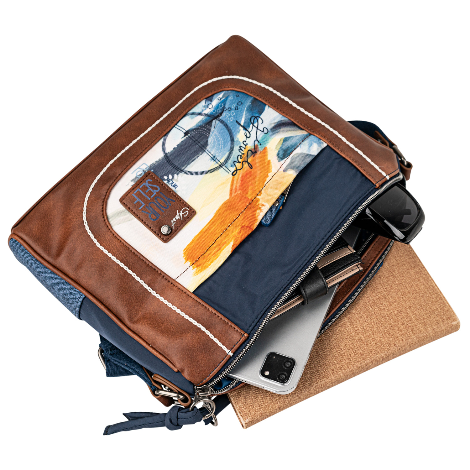 Bolso Bandolera Mujer Skpat Sirmione Azul Marino