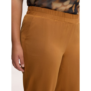 Fiorella Rubino - Pantalones Carrot Fit - Marrón