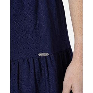 Falda Mini Azul Marino - Clara