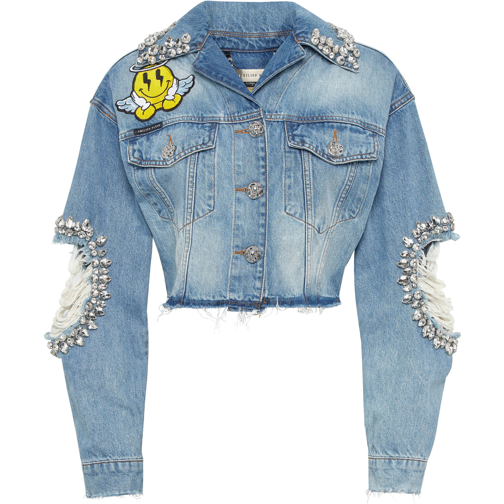 PHILIPP PLEIN Denim Jacket SMILE