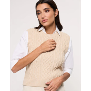 Chaleco Beige - Lapica