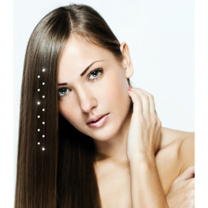 Adornos Para El Cabello En Tiras De Pegatina Con Plancha