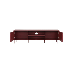 Meuble TV décor bois et métal 160cm ELLIE