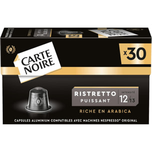 Ristretto n°12 x30 - Capsules compatibles Nespresso en aluminium