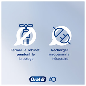 Oral-B iO 4N - Avec Etui de Voyage - Noire - Brosse À Dents Électrique connectée