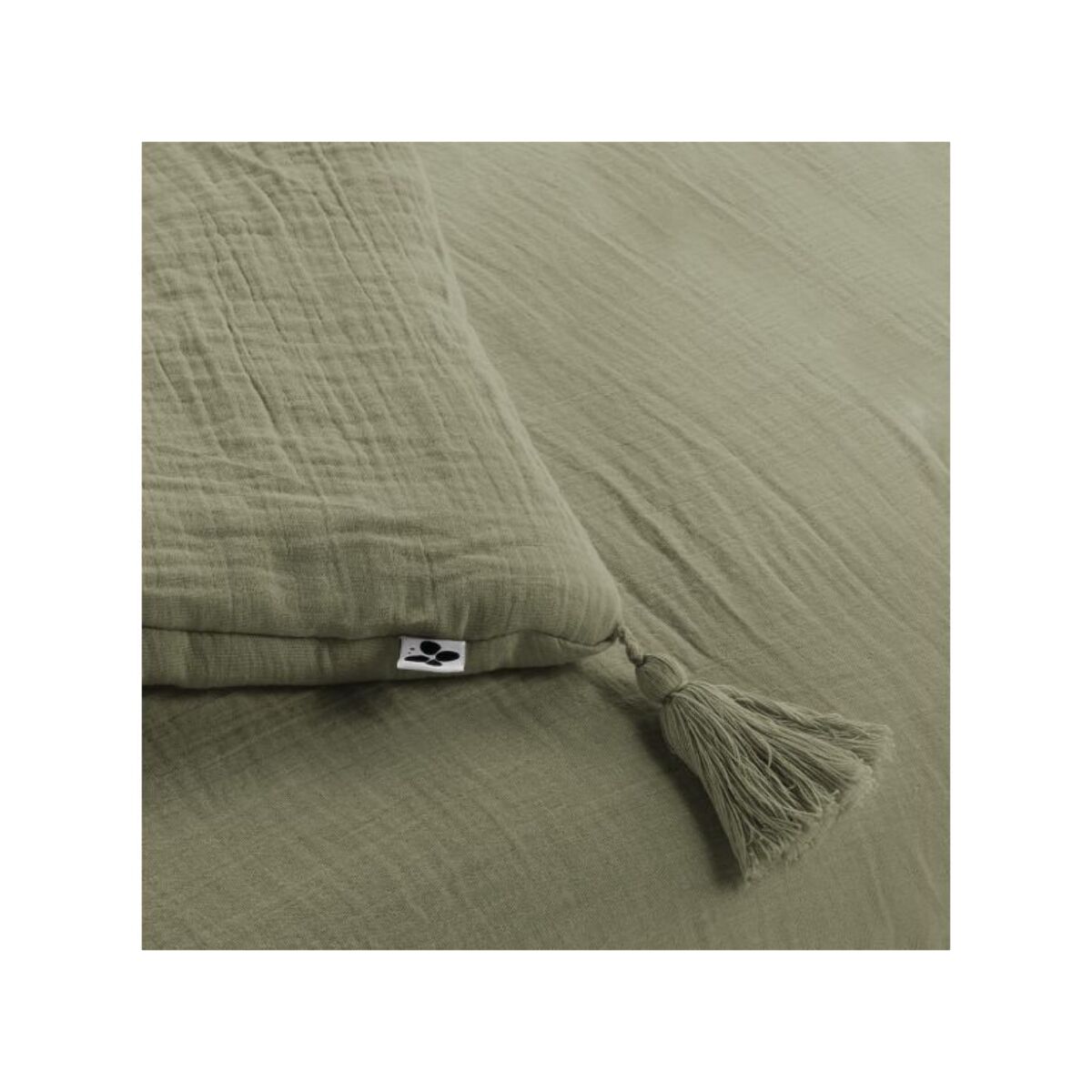 Édredon couvre-lit en gaze de coton 150x150cm - GAIA