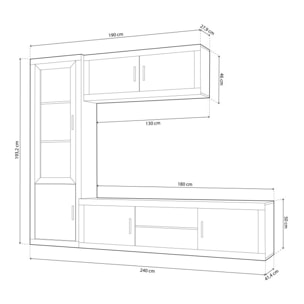 Salón Nuka V1 Cambria - Blanco