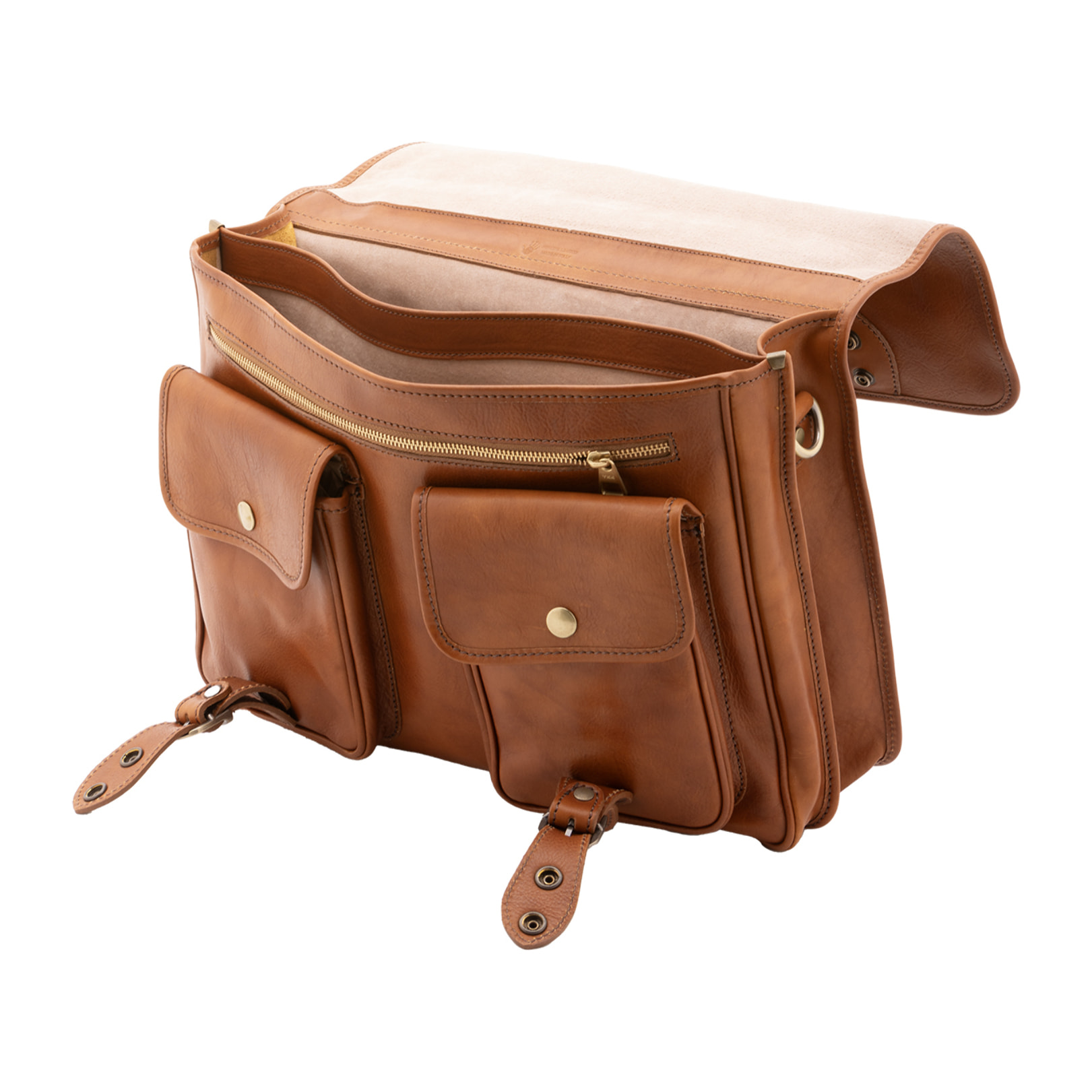 Borsa a mano  unisex In Vera pelle Made in Italy 25x38x10 cm