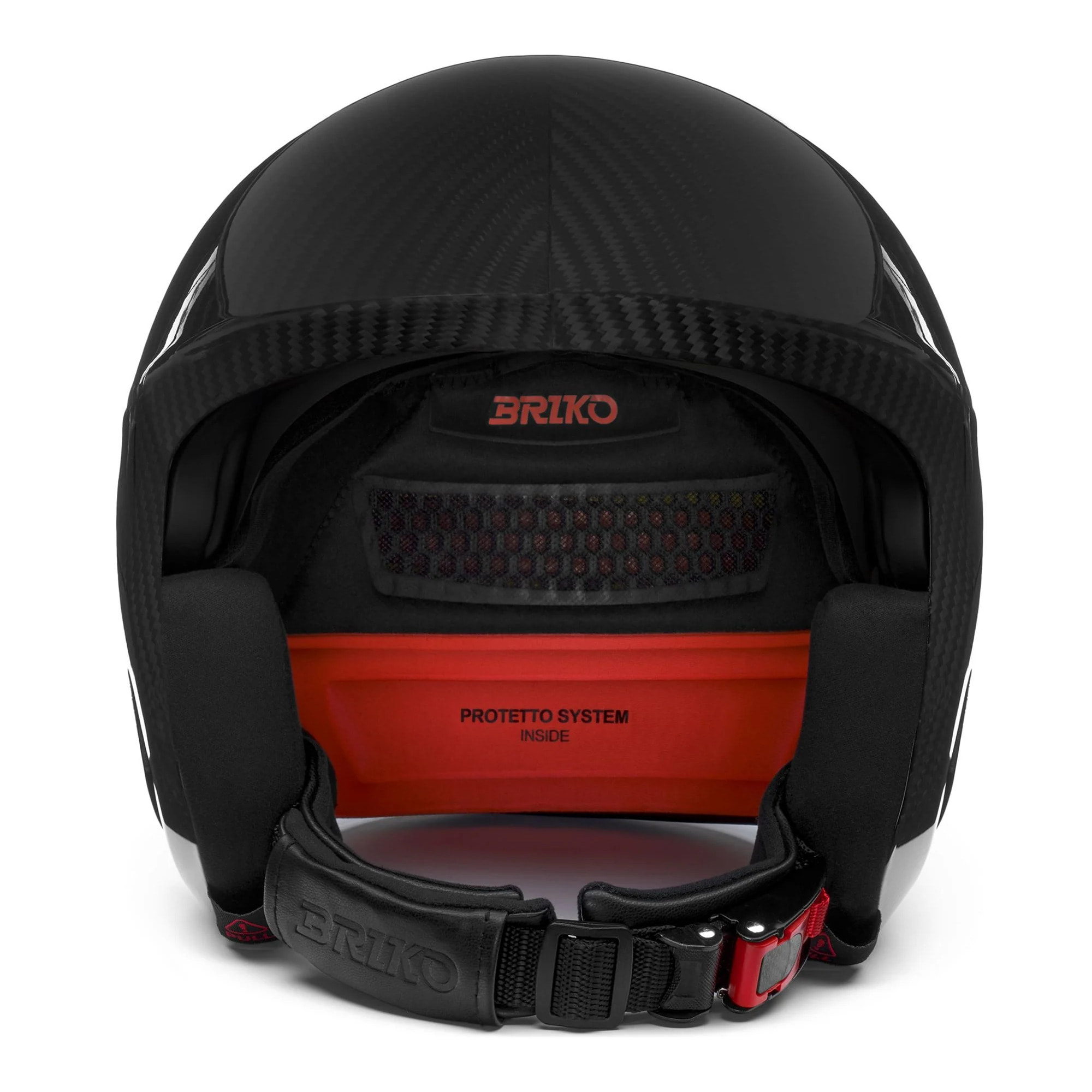 Briko - Caschi, Uomo Donna, Grigio - Vulcano Carbon Mips