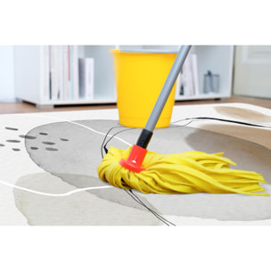 Alfombra de vinilo CERAMIKO, Nadia, diseño moderno [Diam] 180 cm