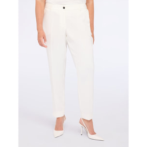 Fiorella Rubino - Pantalones New York en tejido elástico - Blanco