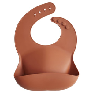 Mushie Babero Silicona Solid