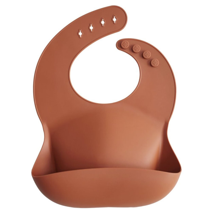 Mushie Babero Silicona Solid