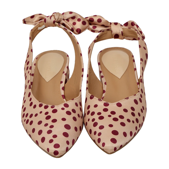 Ballerine pois - tacco 3,0 cm