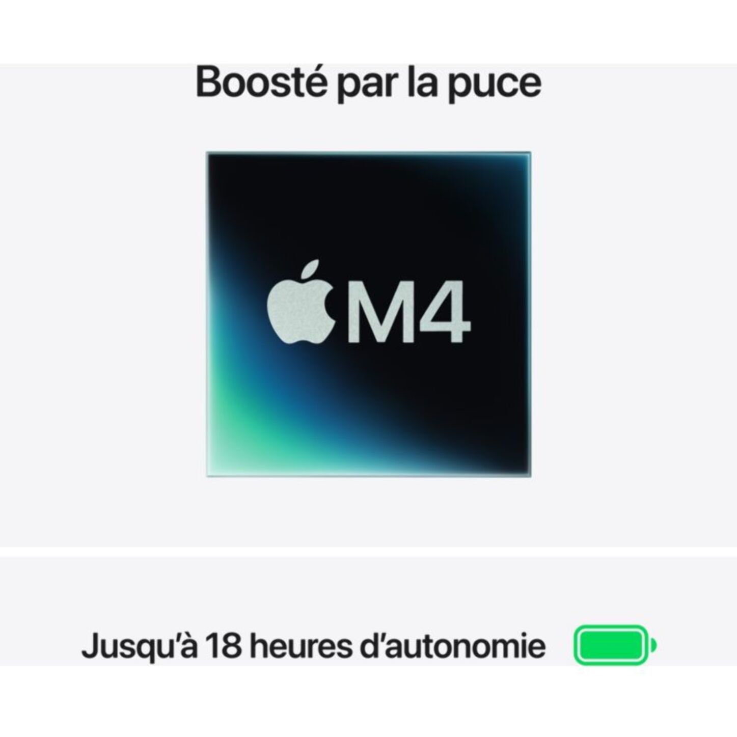 Ordinateur Apple MACBOOK Air 15' M4 CPU10 GPU10 16Go 256Go Argent