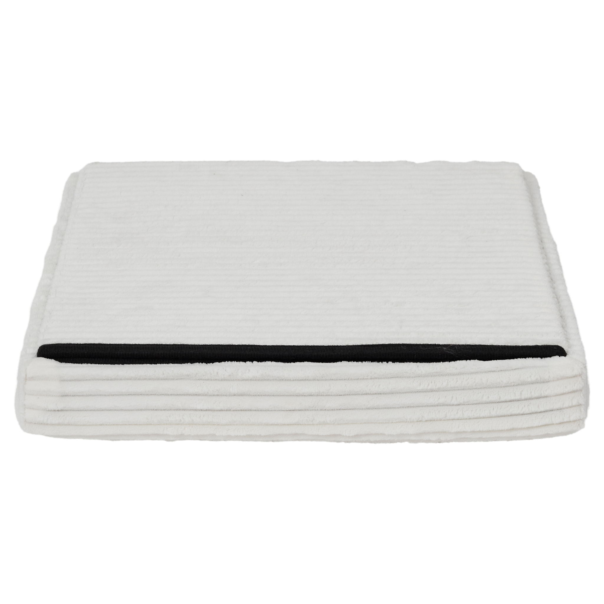Coffre Pouf Pliable Cotele Scott Beige
