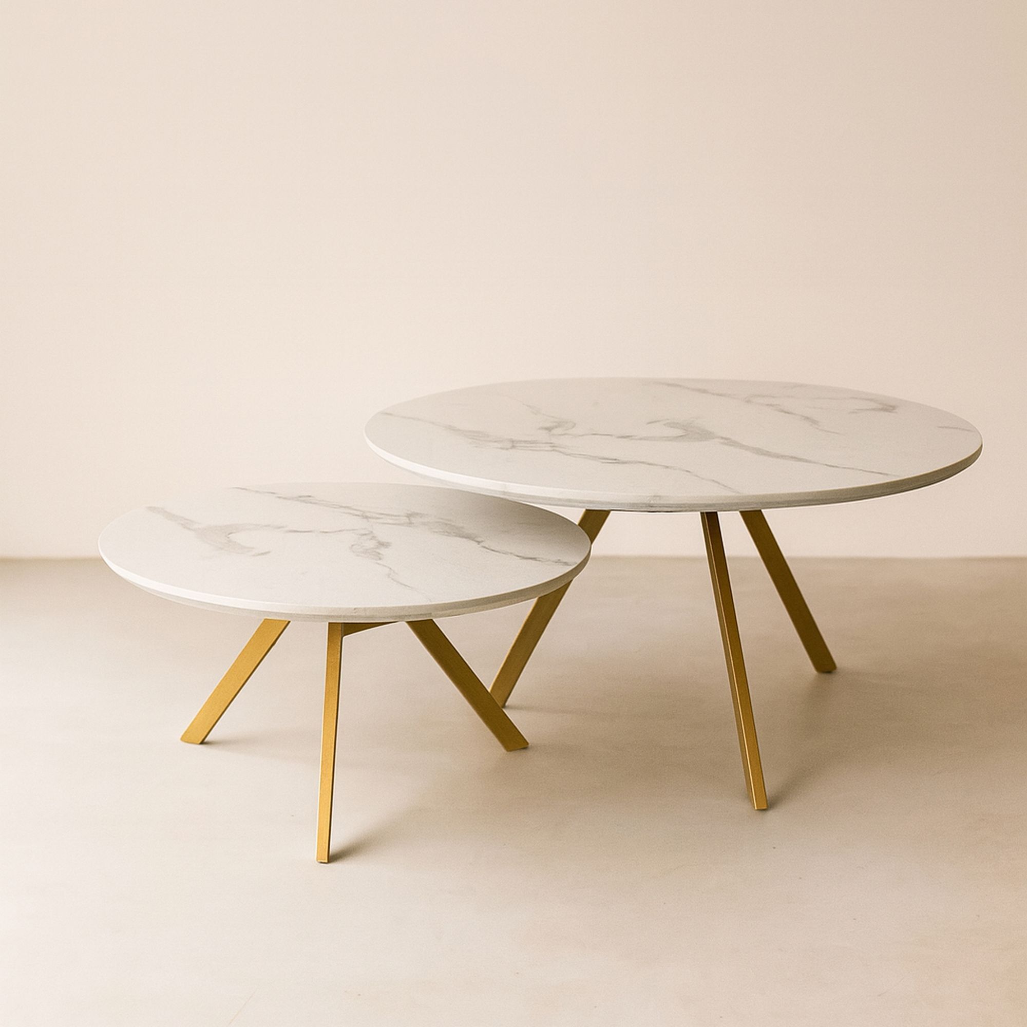 Set de 2 tables gigognes HOXTON