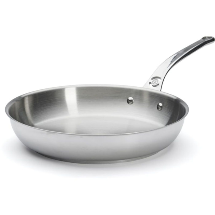 Poêle DE BUYER milady queue fonte inox 24 cm 3412.24