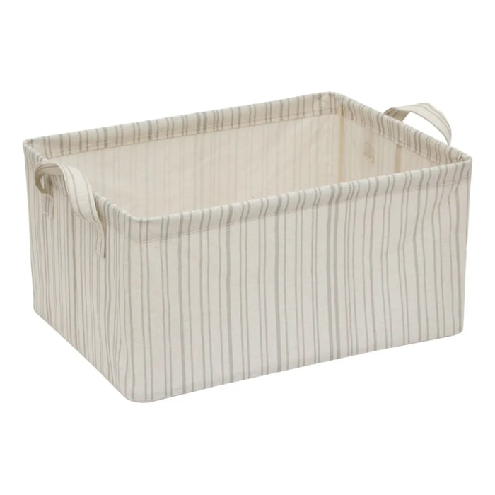Panier de rangement Silnea rectangulaire 19,5x30,5cm beige