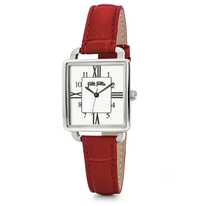 Reloj Folli Follie WF19T005SPW Mujer Analogico Cuarzo con Correa de Piel