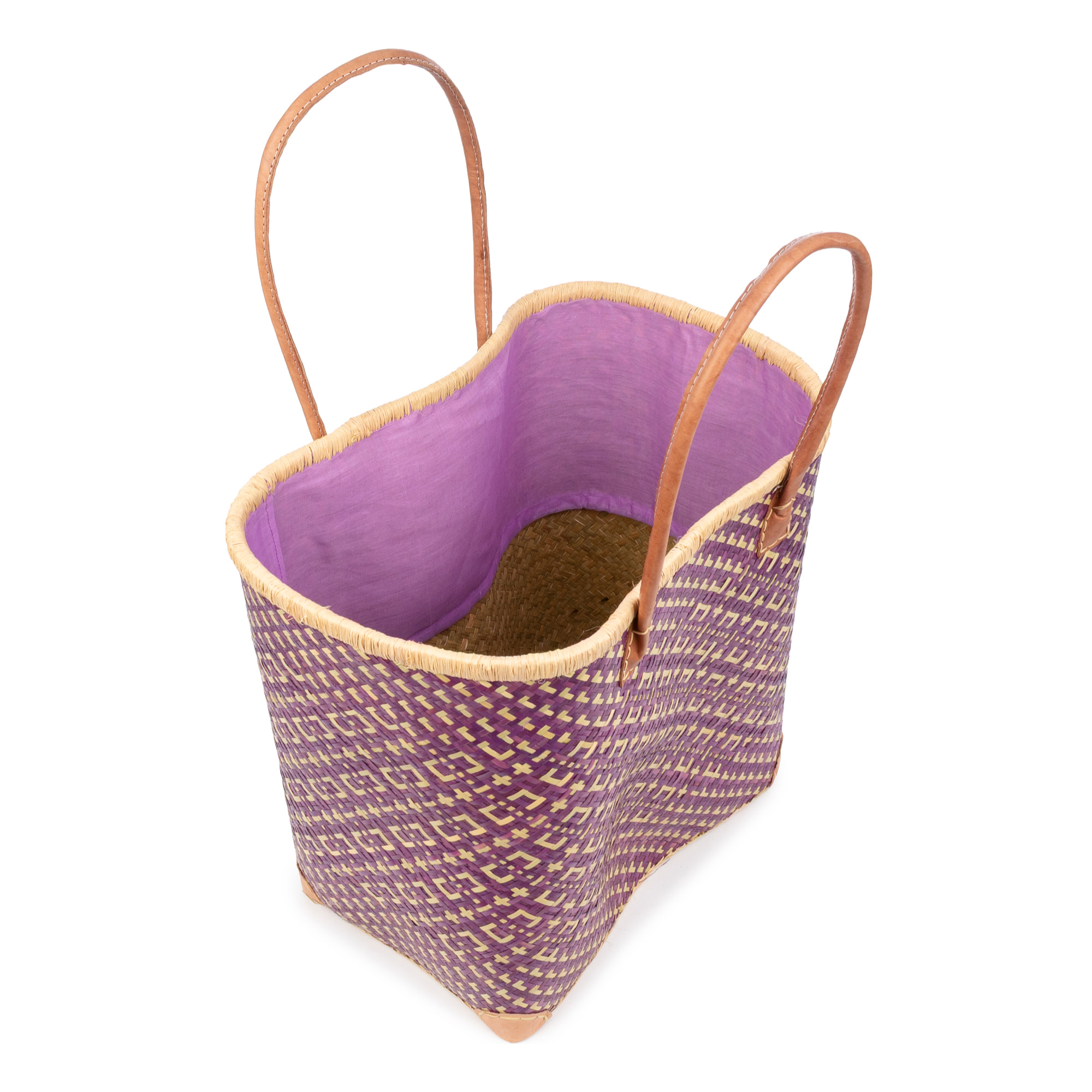 Arda borsa a spalla donna. Realizzata in paglia con manici in pelle.