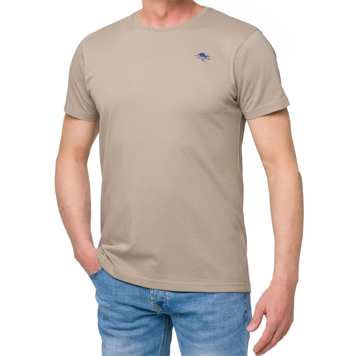T-shirt in cotone 150 gr Hot Buttered Lizard Cachi
