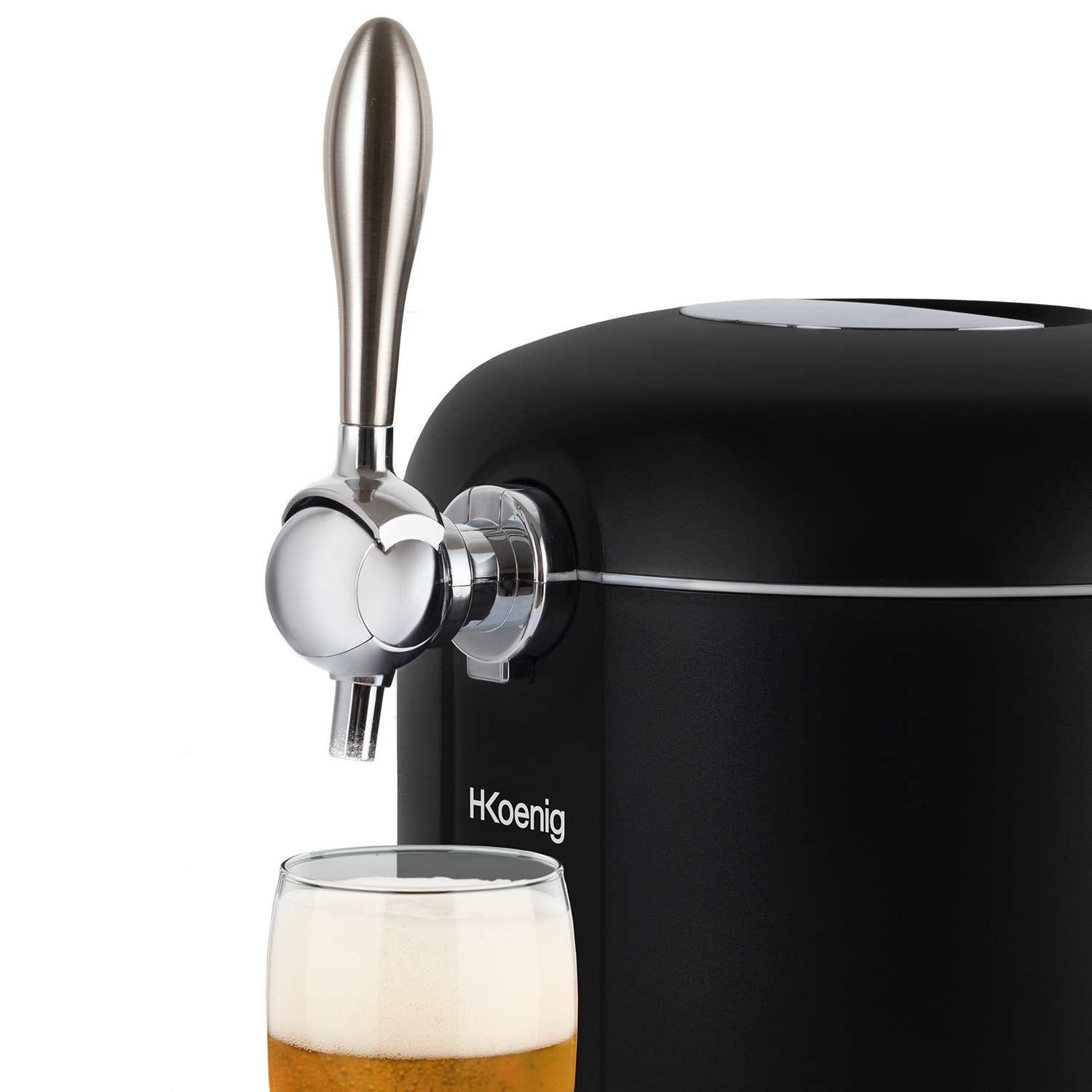 Tirador De Cerveza BW1688 H.Koenig Compatible barriles 5 y 6L, Pantalla Led, Conservacion hasta 30 dias.