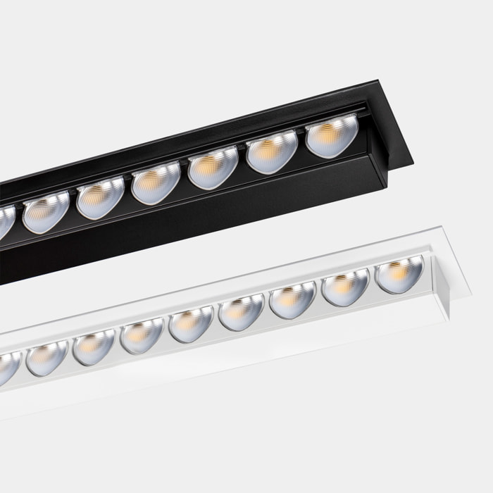 LEDS C4 Downlight Bento Wall Washer 12 LEDS 12 Blanco cálido - 2700K CRI 90 Blanco IP20 842lm