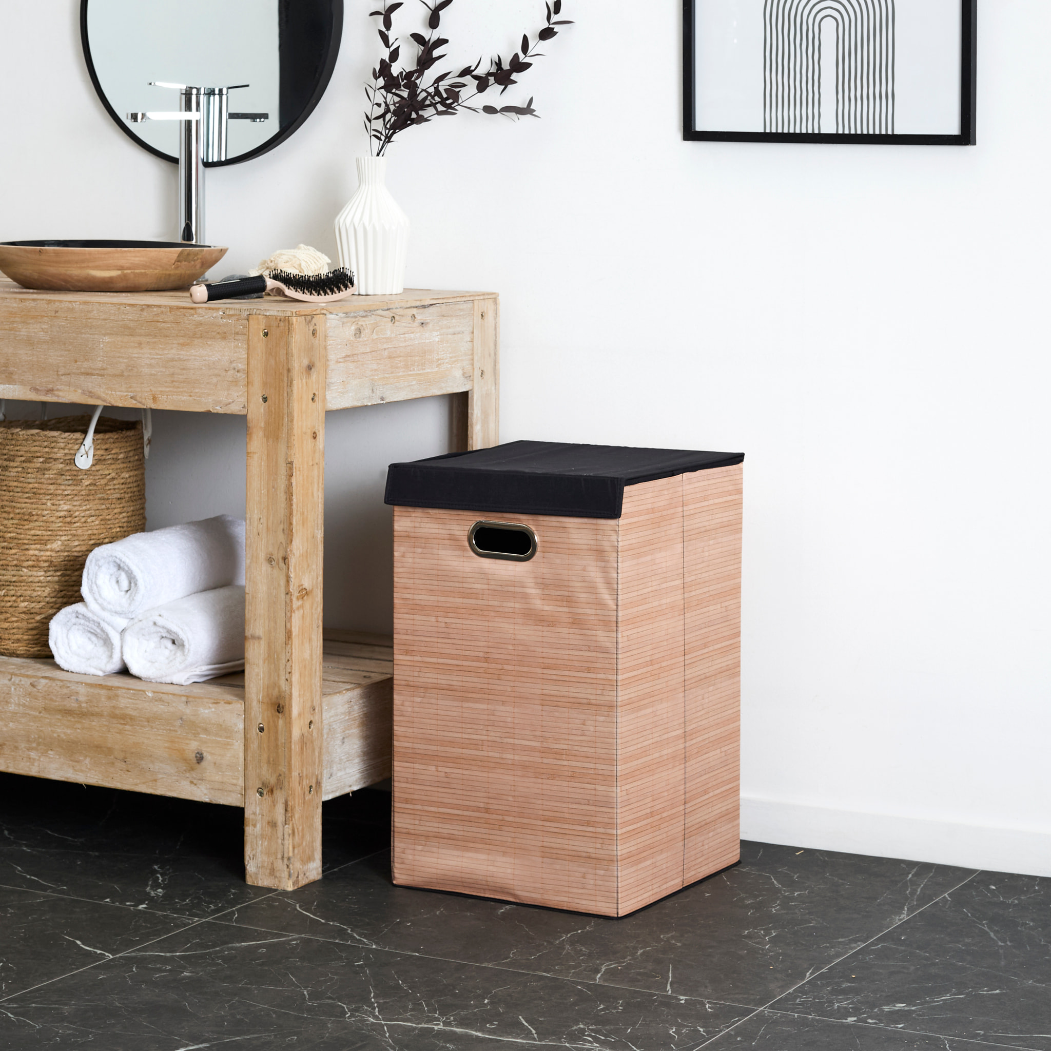 Panier A Linge 36x36x58cm