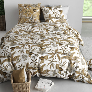 Parure housse de couette imprimé 100% coton - kahoni