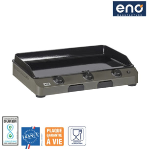 Plancha gaz ENO FUSION 75 Gris cargo