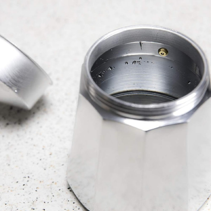 Cecotec Cafetière italienne en aluminium Cumbia MokClassic 300 Shiny