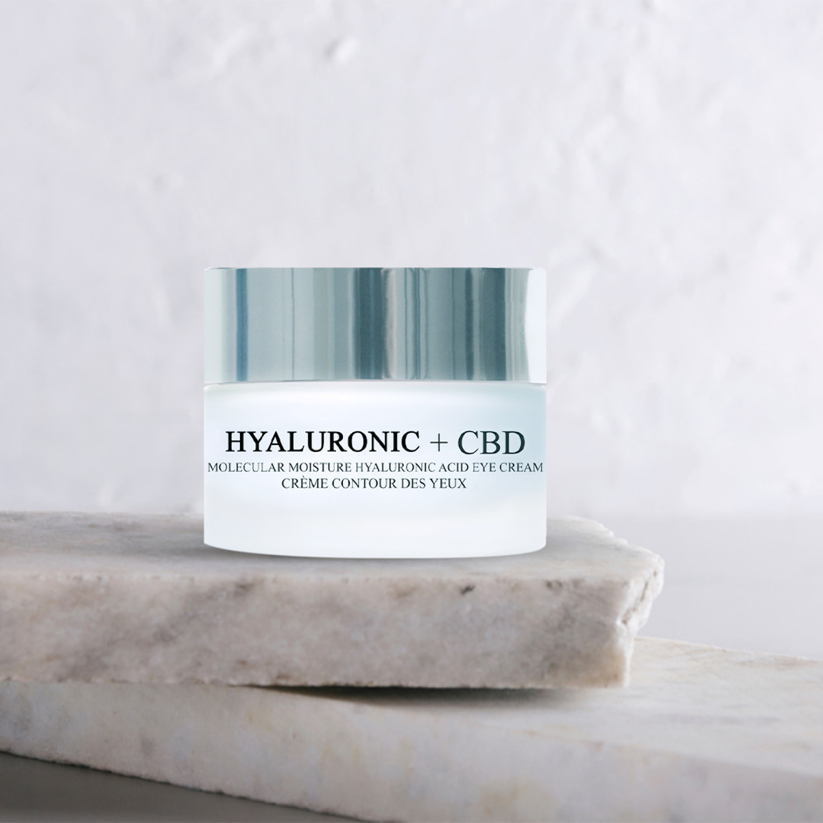 Crema de ojos para aumento de humedad molecular con ácido hialurónico + CBD 20 ml