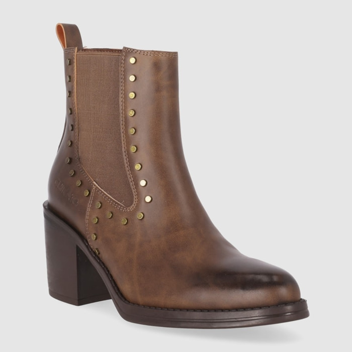 Botines-Marron/Brown 7 cm